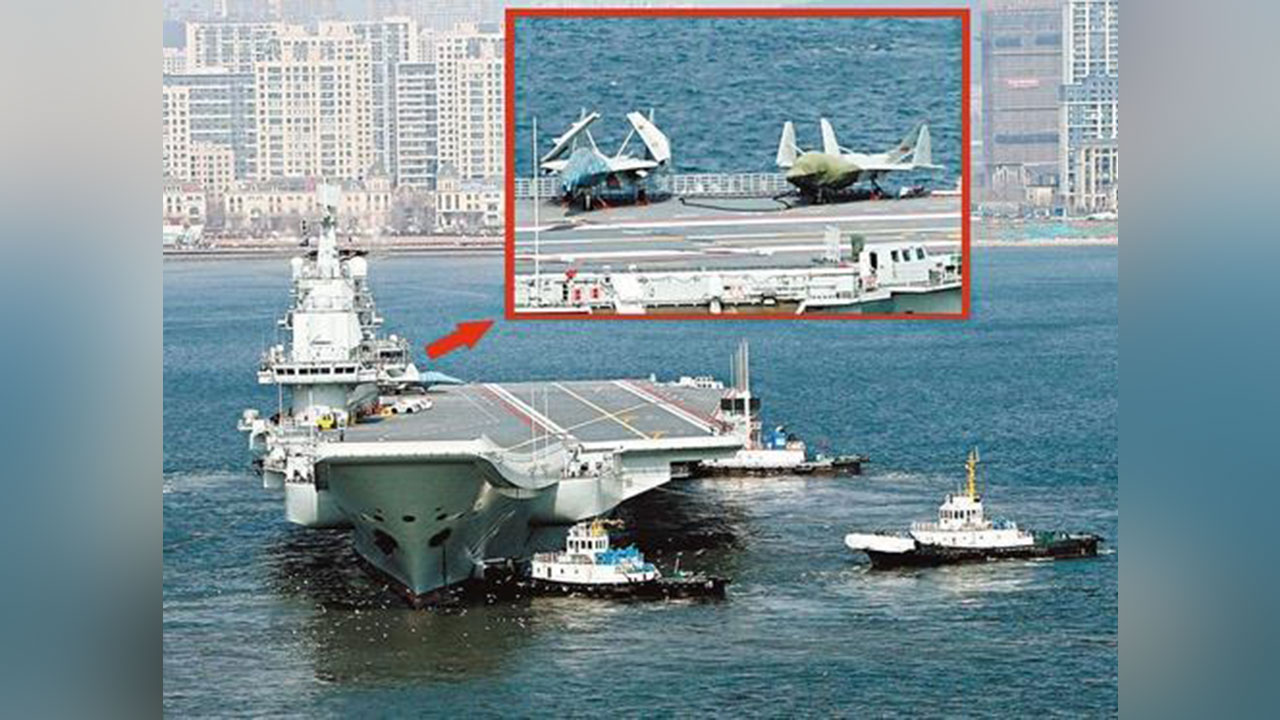 중국 항공모함, 일본 접속수역 항해‥"정기훈련"