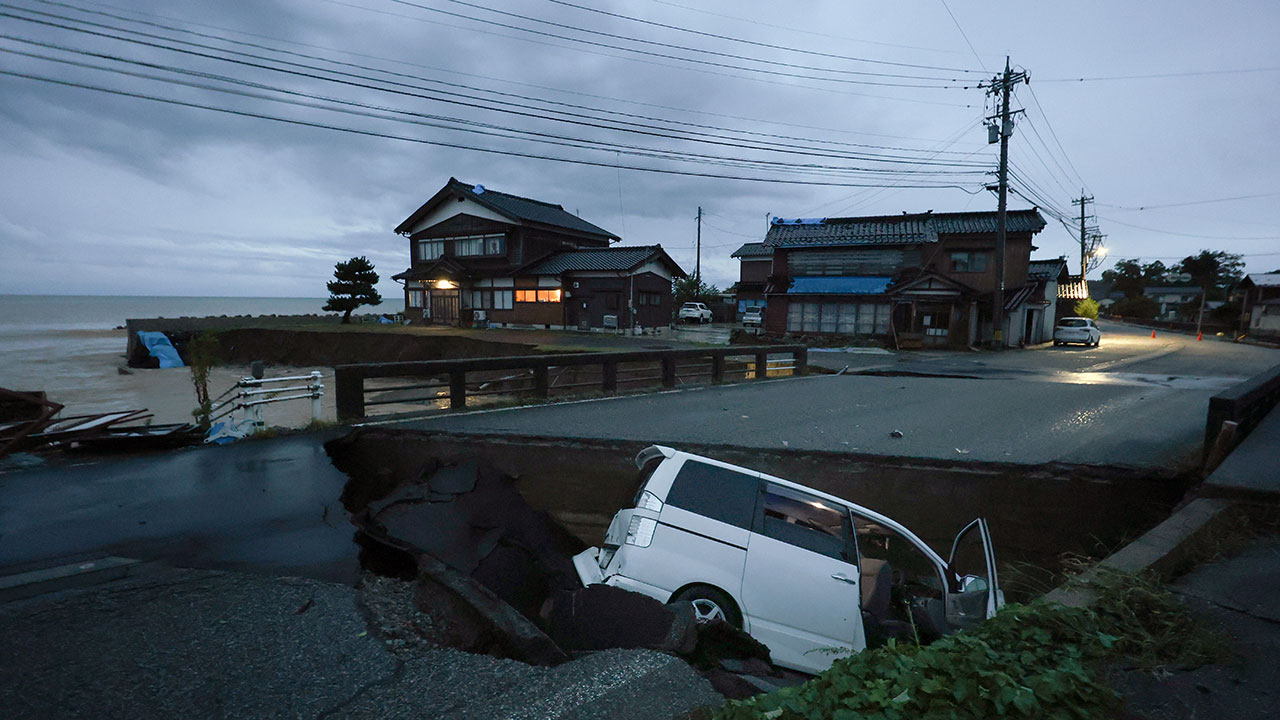 '1월 강진' 일본 노토반도 폭우로 6명 사망