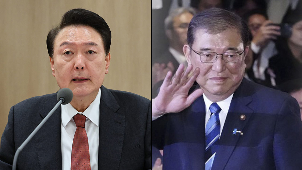 "이시바 일본 총리, 윤석열 대통령과 취임 후 첫 전화회담"