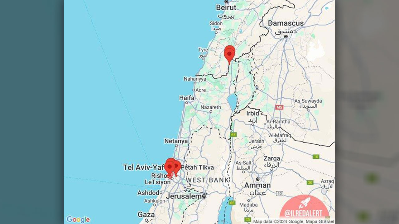 이스라엘 텔아비브에 공습경보‥하마스 "로켓 일제 발사"