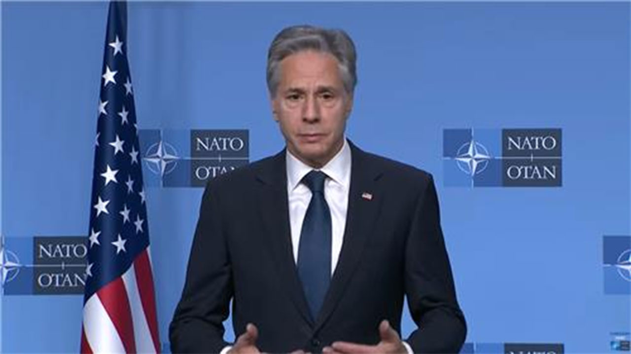 나토 찾은 美국무 "북한 우크라전 파병 단호히 대응"