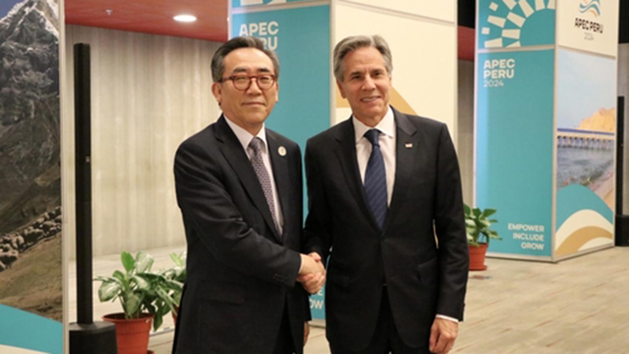 미 국무장관 "한미동맹 미국 내 초당적 지지 굳건"