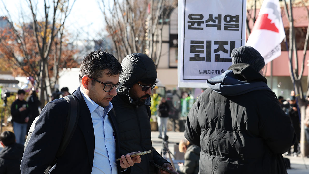 세계각국 한국 여행 경고·주의‥"시위 현장 피하라"