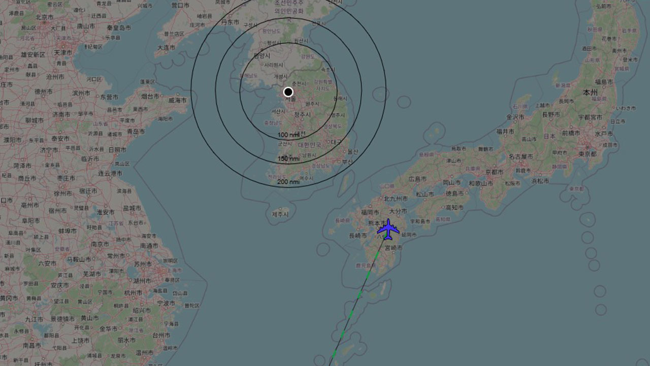 미군 정찰기가 7일 연속 출동‥'북한 미사일 대신 한국군 감시'하러?