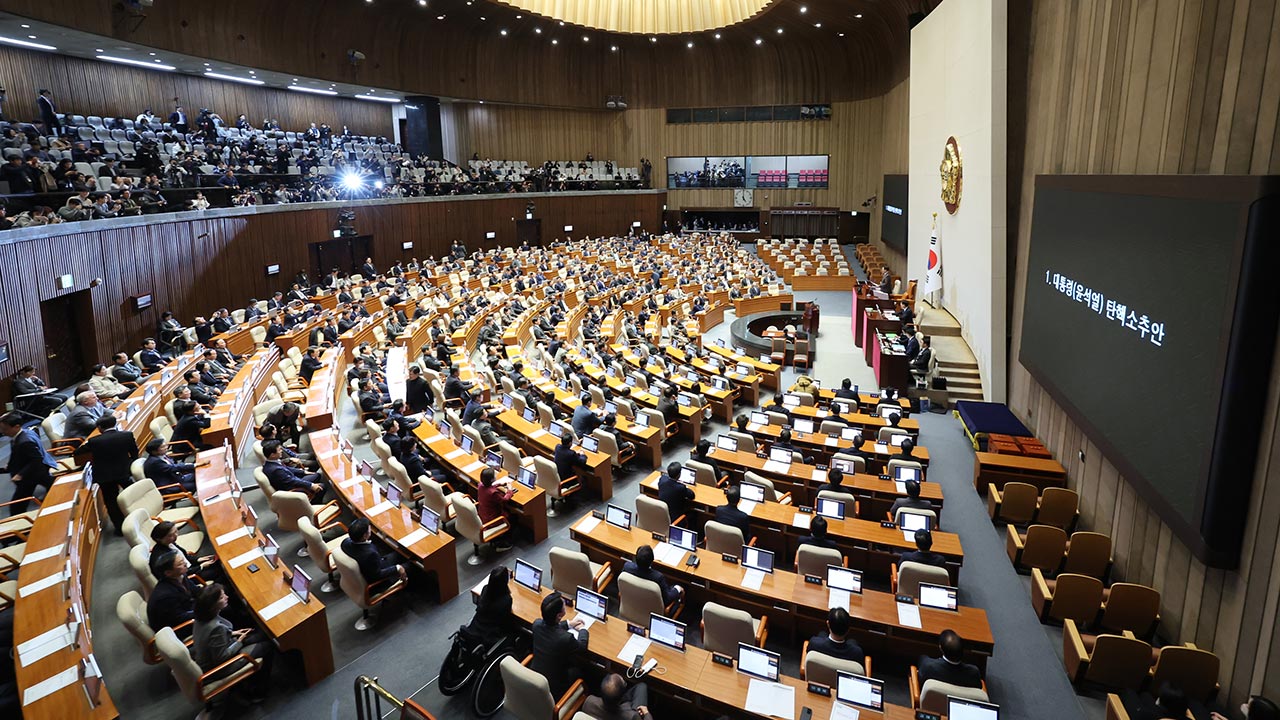 외신, 윤 대통령 탄핵소추안 가결 일제히 긴급타전