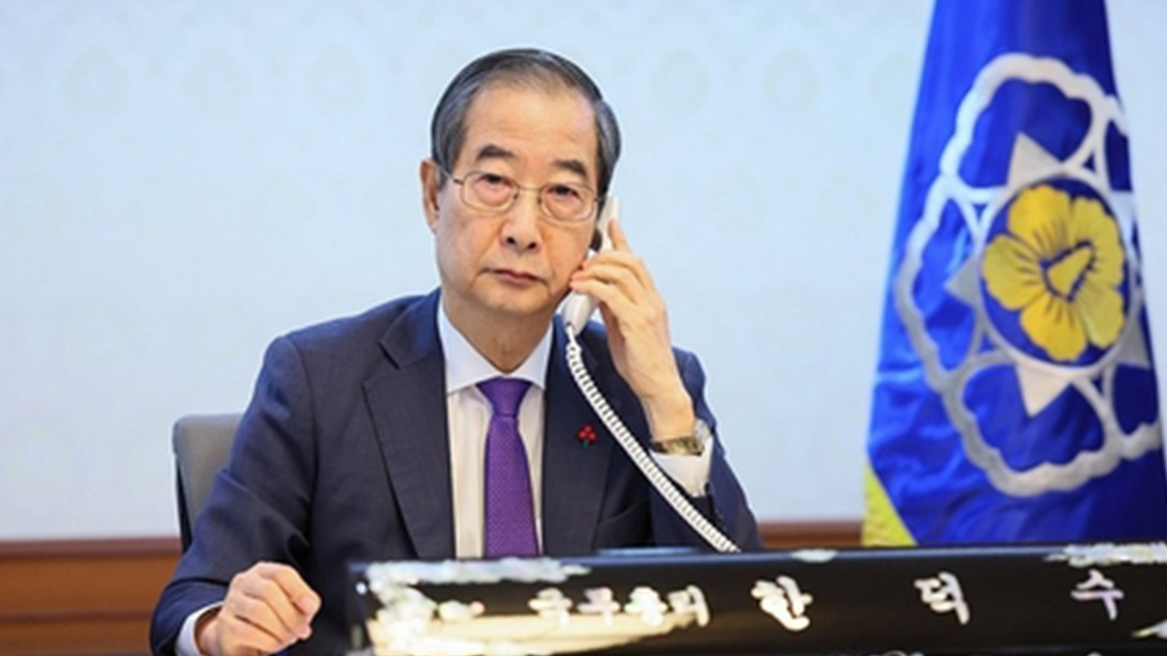 일본 언론 "한덕수 권한대행·이시바 총리 통화‥긴밀한 협력 확인"
