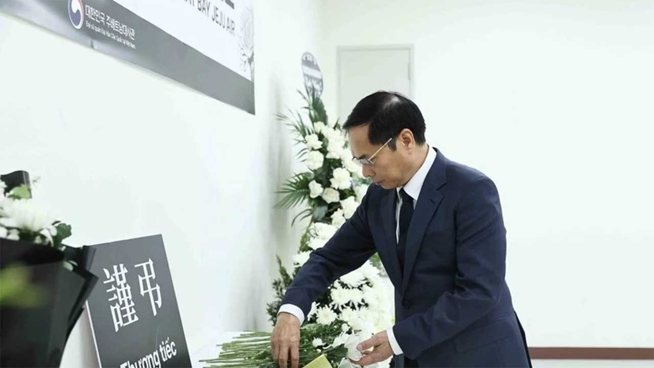 제주항공 참사 베트남서도 부총리 등 고위급 조문