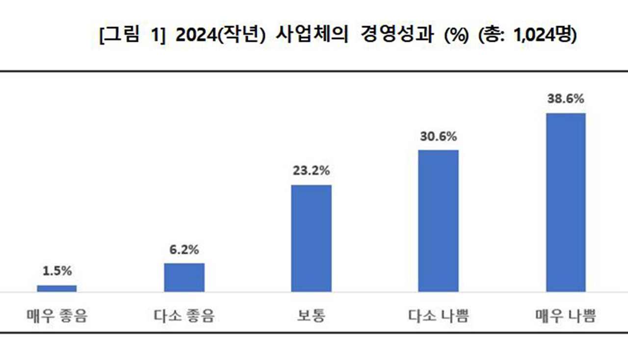 "소상공인 10명 중 7명 작년 경영성과 부진‥올해도 부정적"