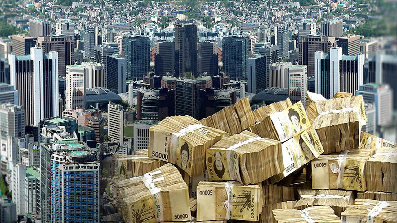 개인·기업 빚의 절반, 1천933조가 부동산에‥11년 만에 2.3배로