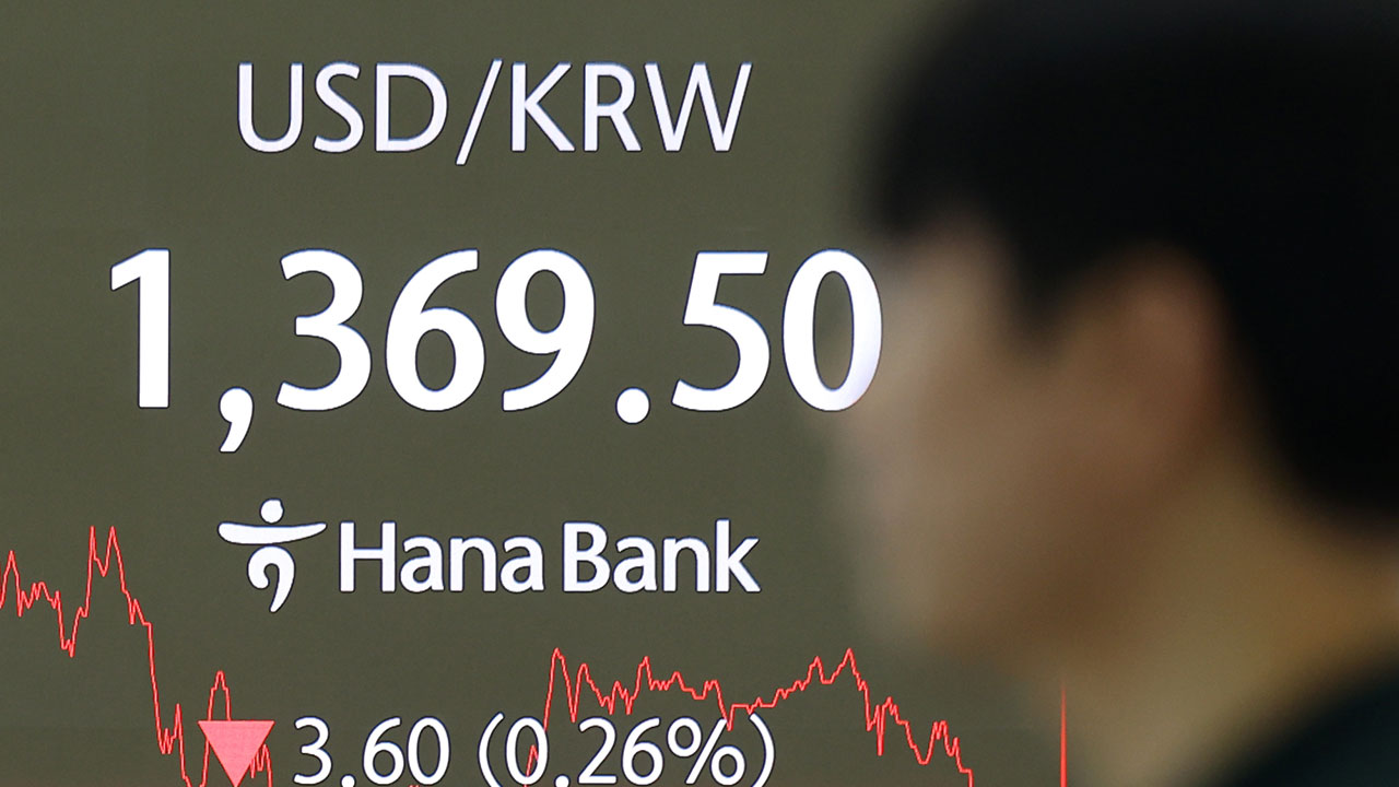 이재명 대통령 첫날 원화 강세‥환율 3.6원 내린 1,369.5원