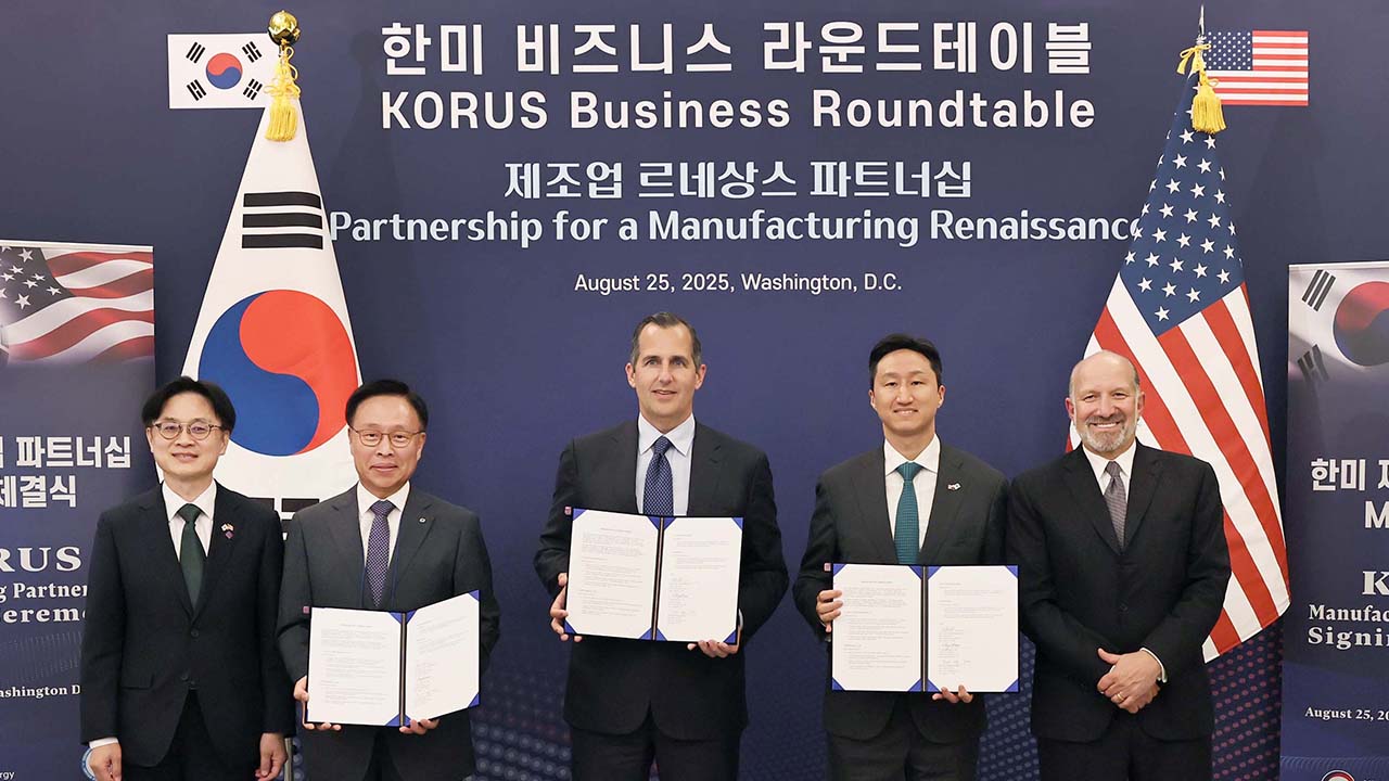 한미 정상회담 계기, 기업 계약·MOU 11건 체결‥'마스가' 시동