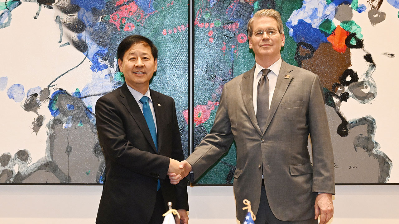 구윤철, 베선트 미국 재무장관 면담‥"한미 통화 스와프 논의"