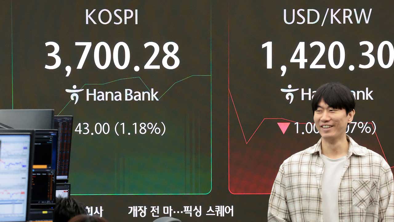코스피 3,700 돌파 그래프