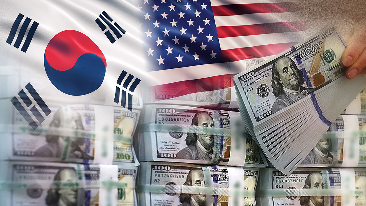 원달러 환율, 수출업체 달러 매도에 2.1원↓‥1,424.4원