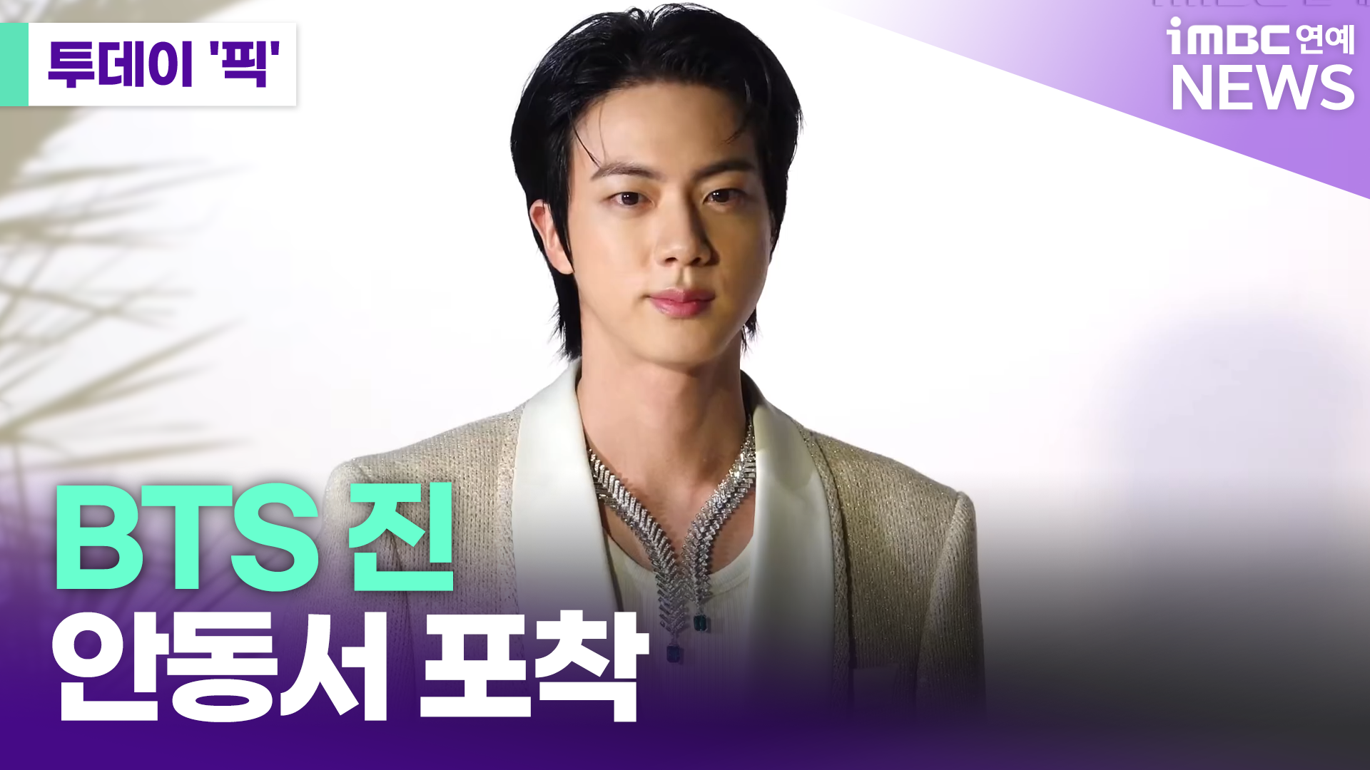 앞치마 두른 BTS 진 안동서 포착 투데이픽