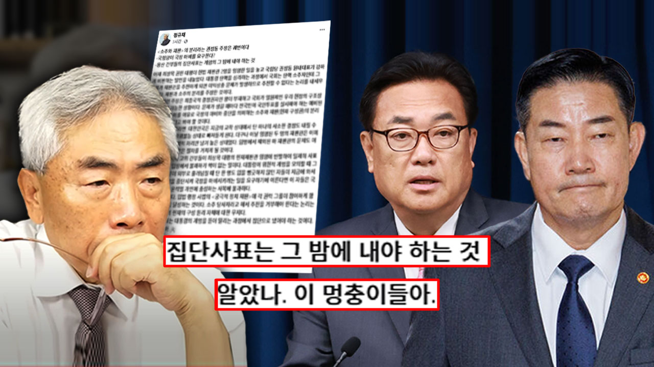 "계엄엔 입도 뻥긋 못하더니" "멍충이들" 보수논객도 폭발