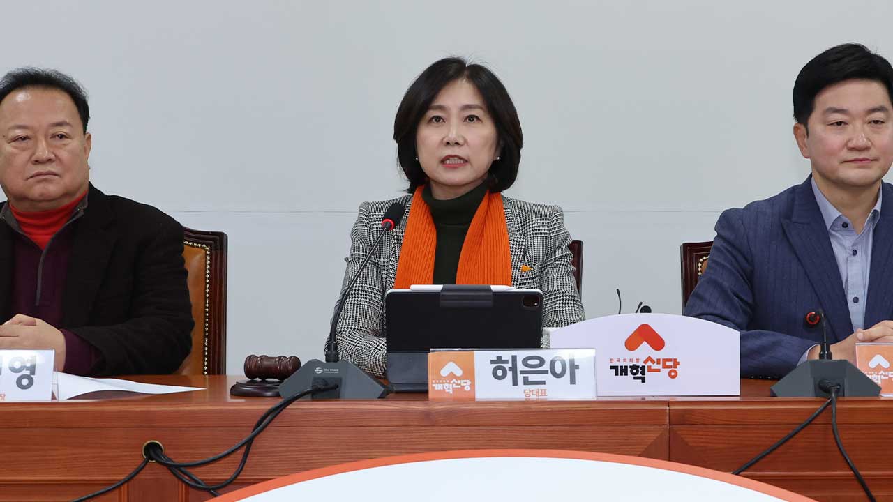 개혁신당 허은아 대표, '해임투표 효력정지' 가처분 신청 