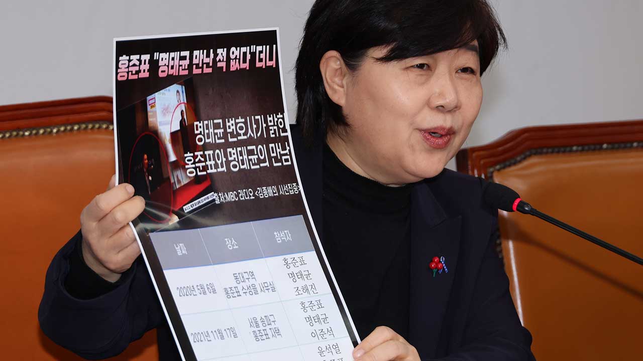 민주당, 명태균 "홍준표 복당 위해 김종인 설득" 주장 녹취록 공개