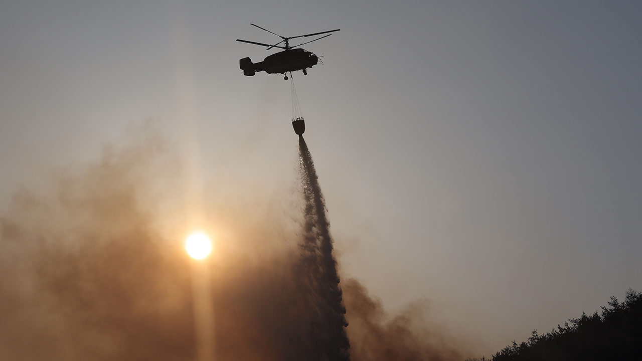 산불 사태 9일째‥군도 장병 600명, 헬기 49대 투입해 지원