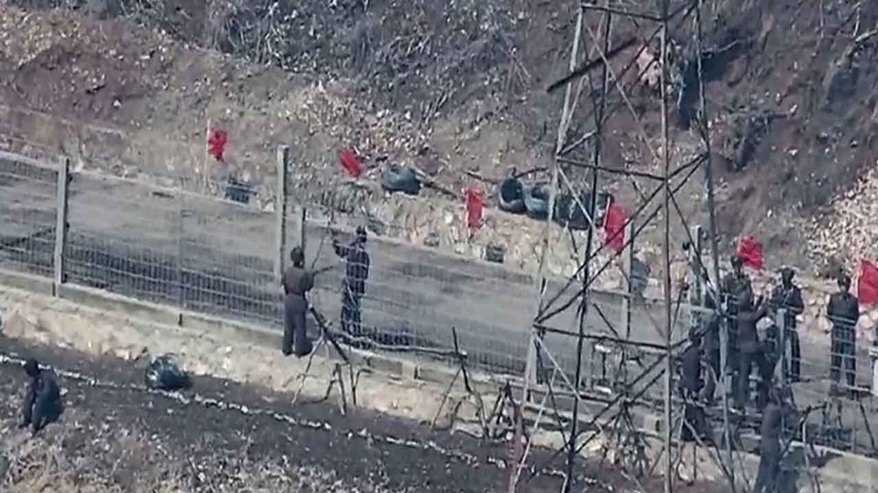 북한군 10여 명 군사분계선 침범‥경고사격 받고 북상