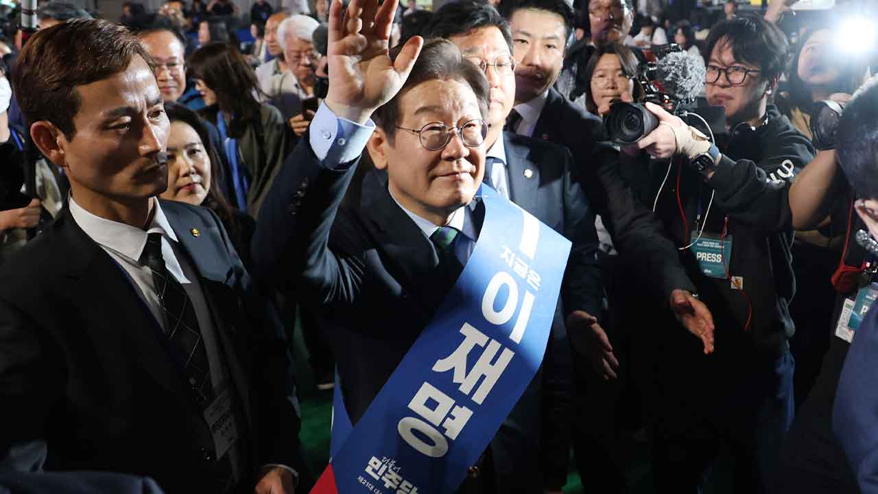 이재명, 민주 첫 순회 경선서 압승‥충청서 88% 득표