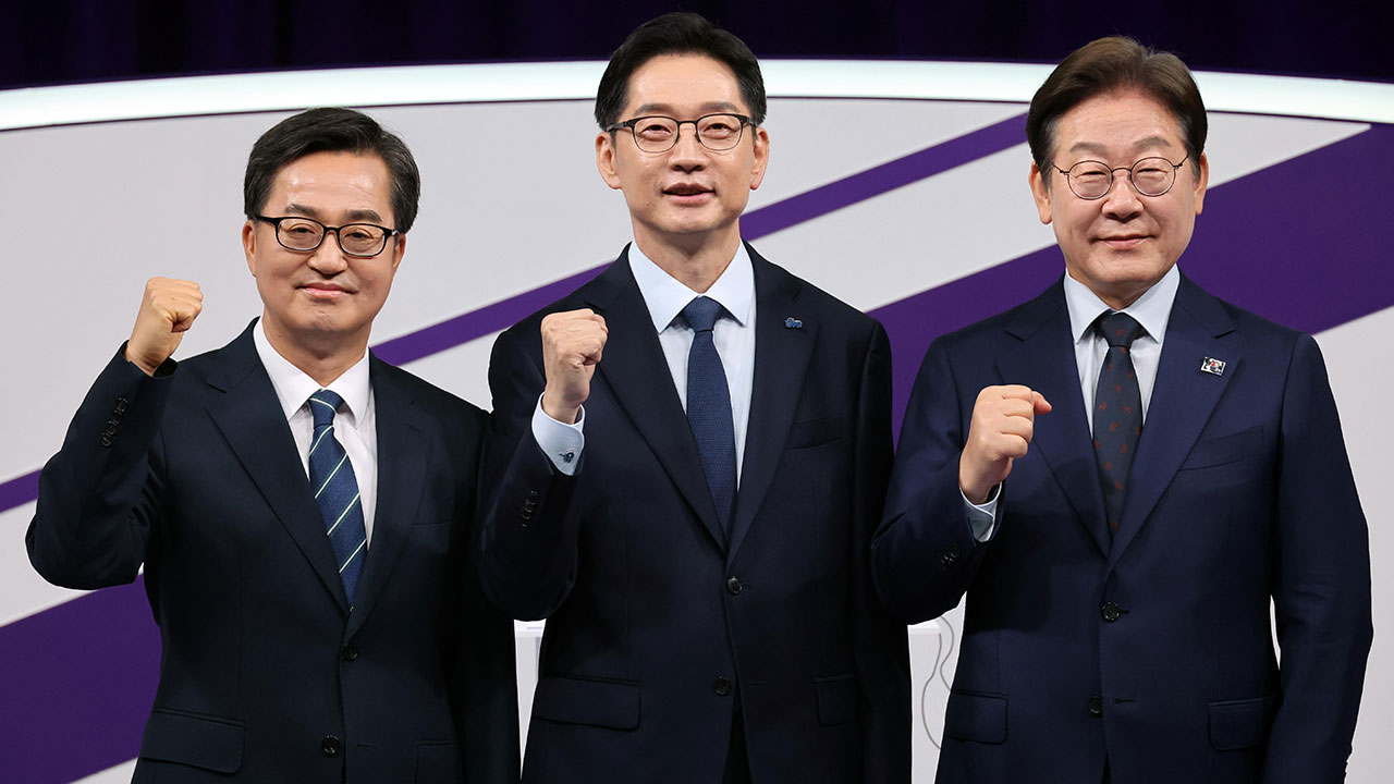 이재명 "증세 안 돼", 김경수·김동연 "적극 재정해야"‥내란 종식엔 공감대