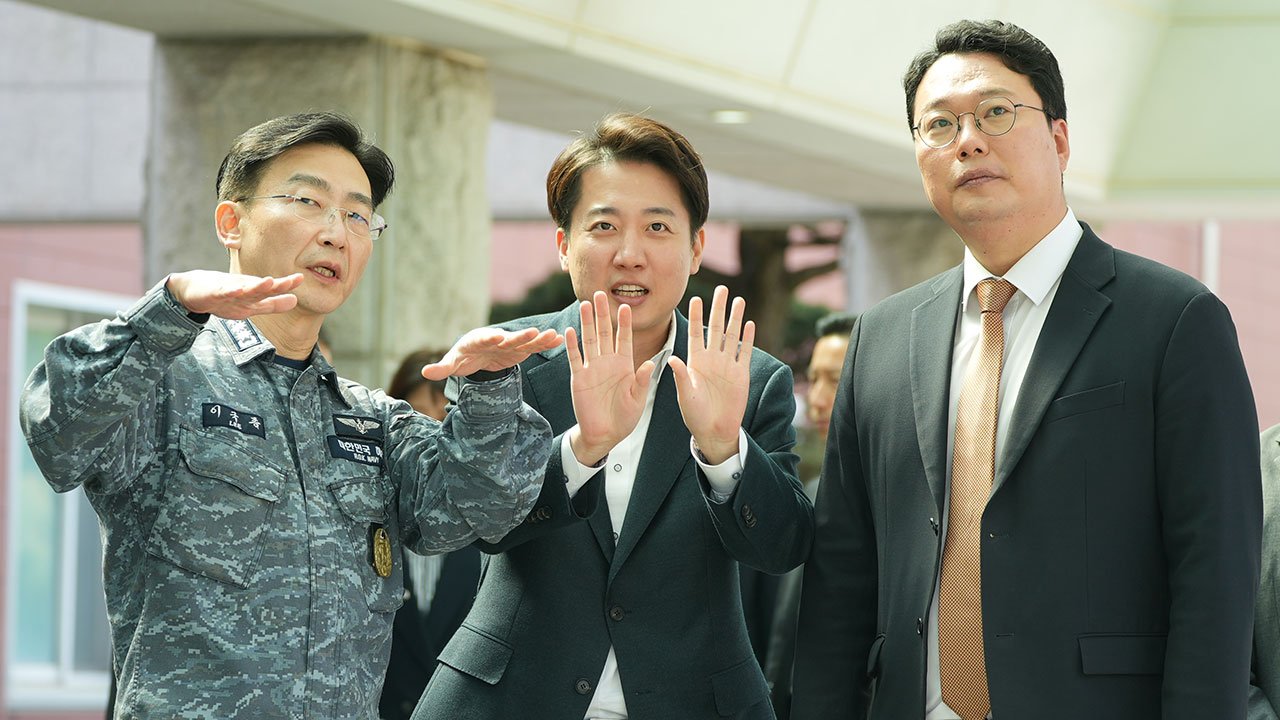 이준석, 국군대전병원서 이국종 면담‥'군 의료체계 개선' 약속