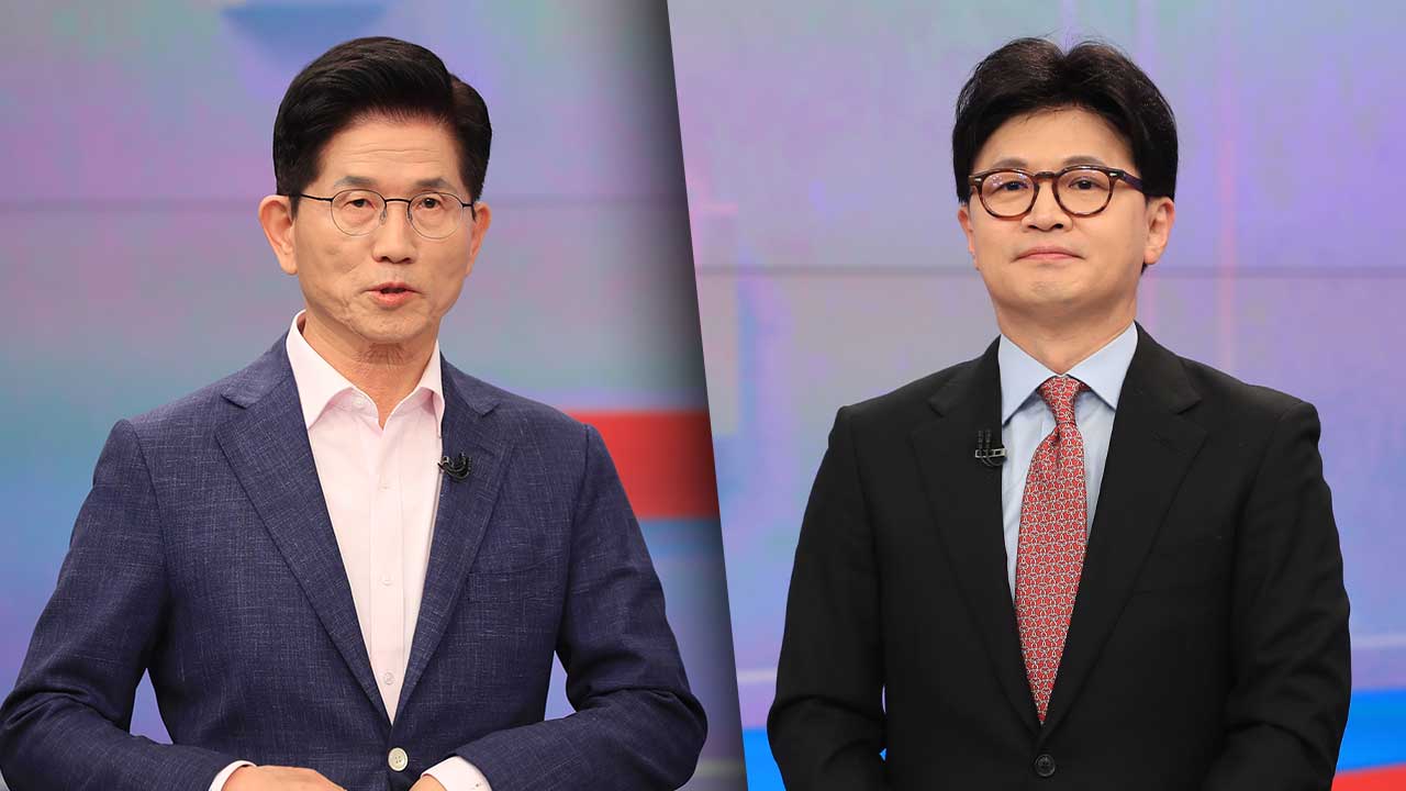 한동훈 "한덕수에 후보 양보하나" 질문에 김문수 "명분 있어야"