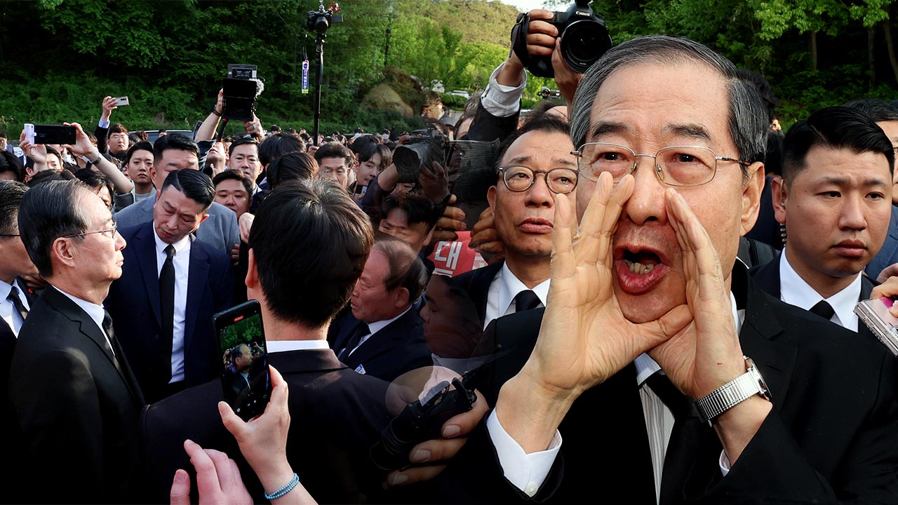 한덕수, 시민단체 반발에 5·18묘지 참배 무산‥"저도 호남 사람" 