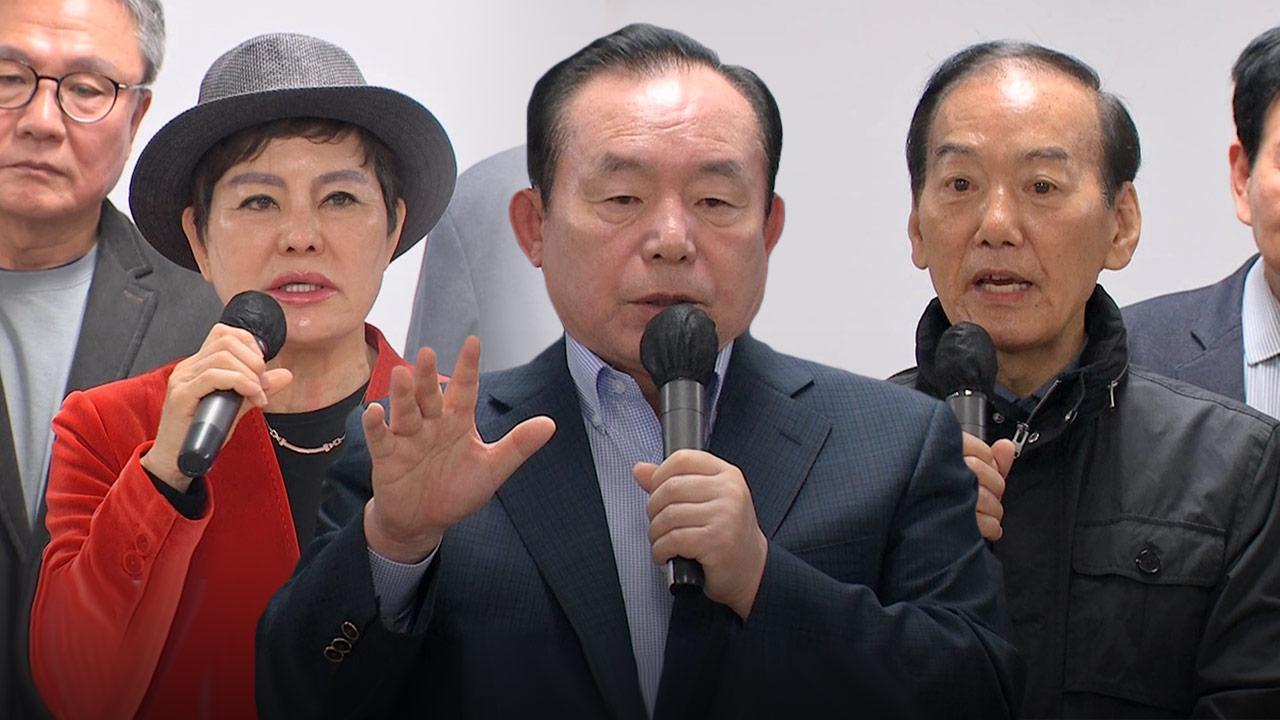 '김문수 지지' 전직 국회의원 209명 "지도부 후보 교체 강요 말라"