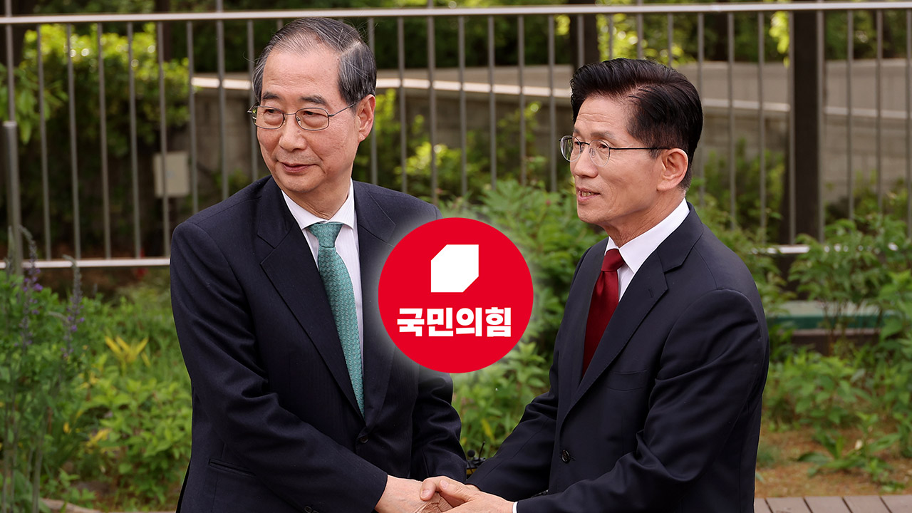 국민의힘, '김문수-한덕수 단일화' 후보 선호도 조사 시작