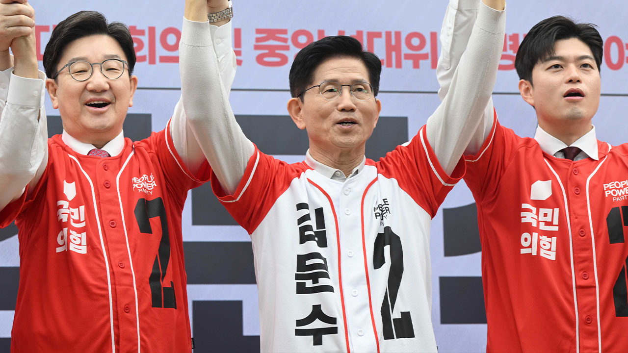 김문수 "풍요롭게 하는 것이 진보‥가짜 진보 확 찢어버리고 싶다"