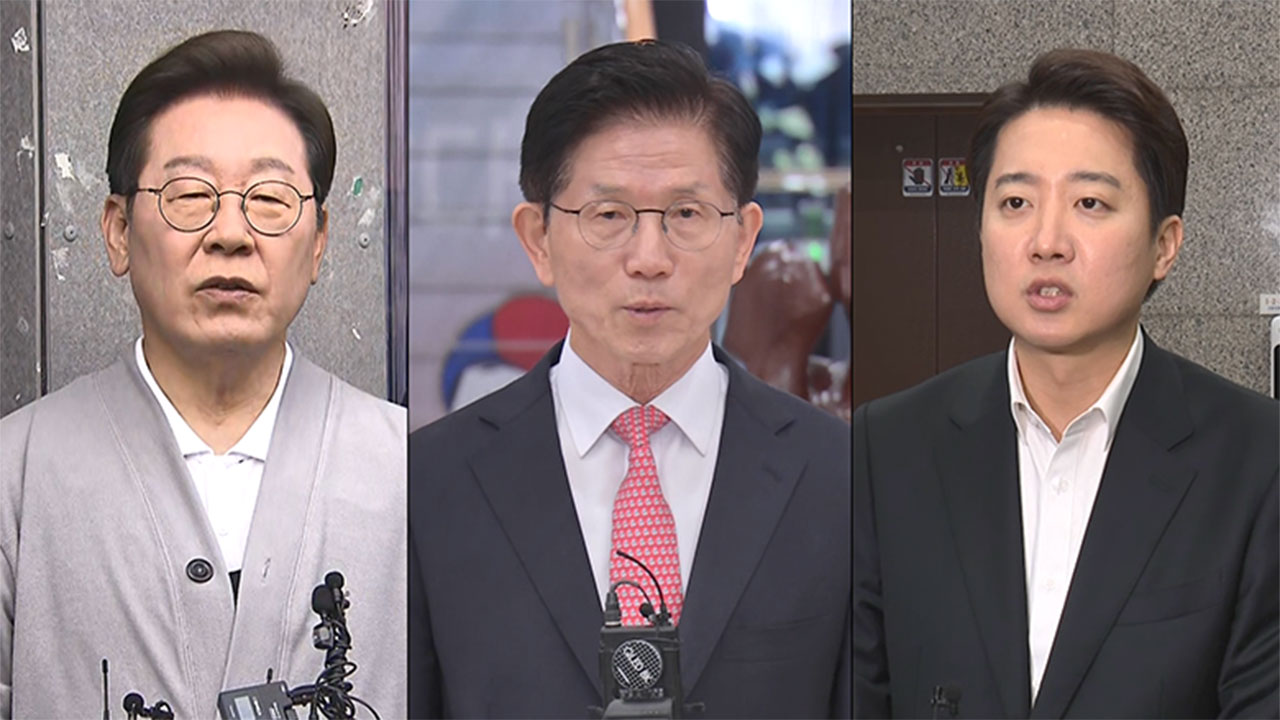 이재명 광화문·김문수 가락시장·이준석 여수서 첫 선거운동