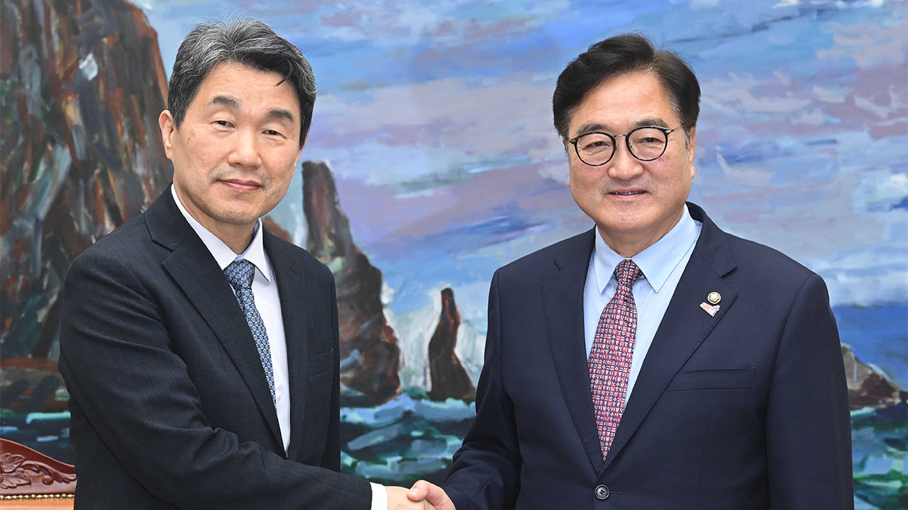 우원식 의장, 이주호 권한대행에 "공정한 대선 관리·후보 테러 방지" 요청