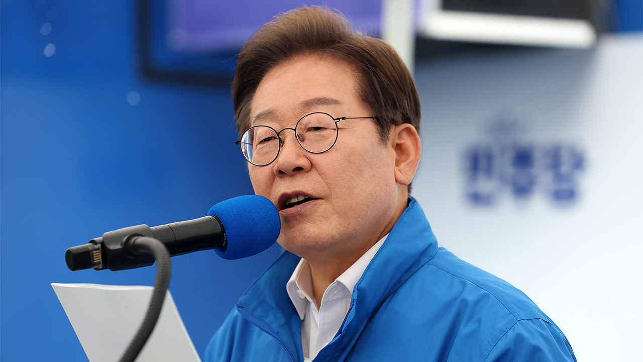 이재명 "골프와 선거는 고개 쳐들면 진다‥국민 선택 겸허히 기다려야"