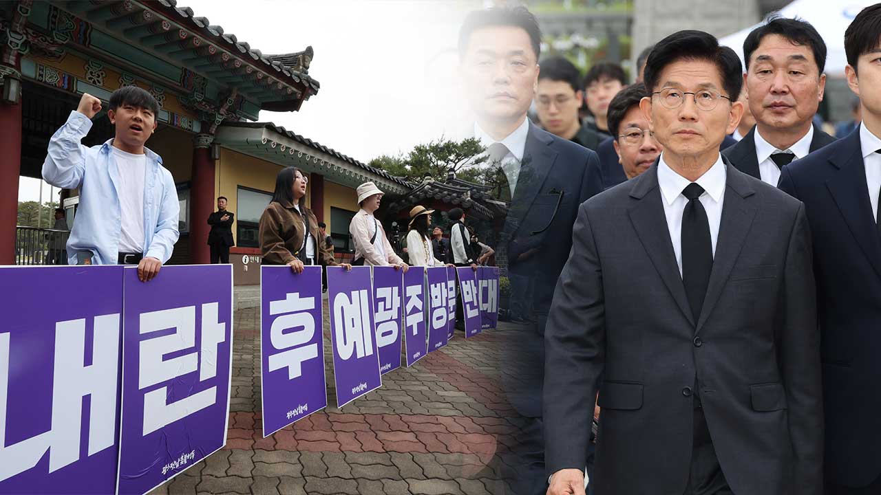 김문수, 자신 비판한 시민들 향해 "그 사람들이 그 5월의 아픔을 알겠나"