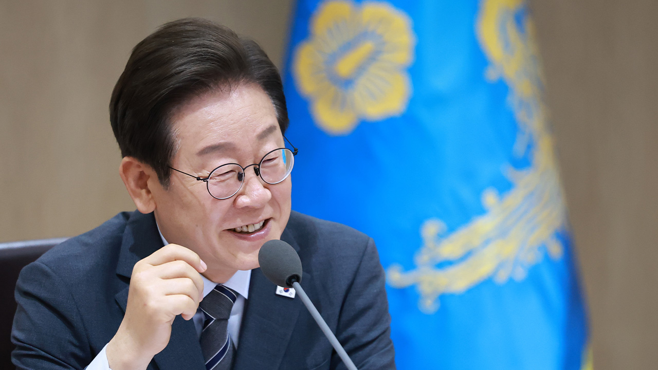 이재명 시정연설 모습