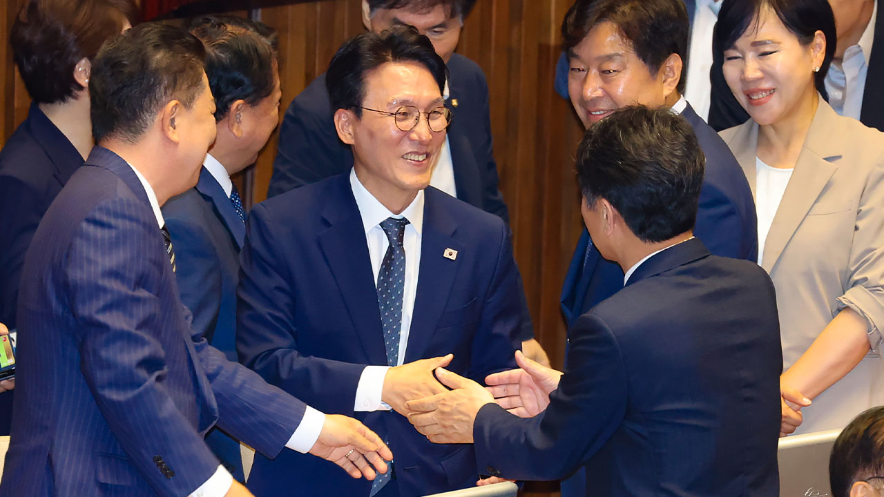 김민석 총리 후보 인준안 국회 본회의 통과‥국민의힘 불참