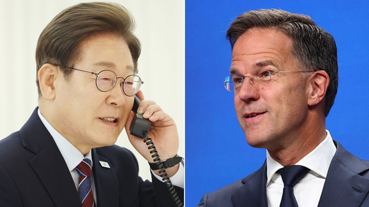 이 대통령, 나토 사무총장과 통화‥"한-나토간 방산 협력 강화"