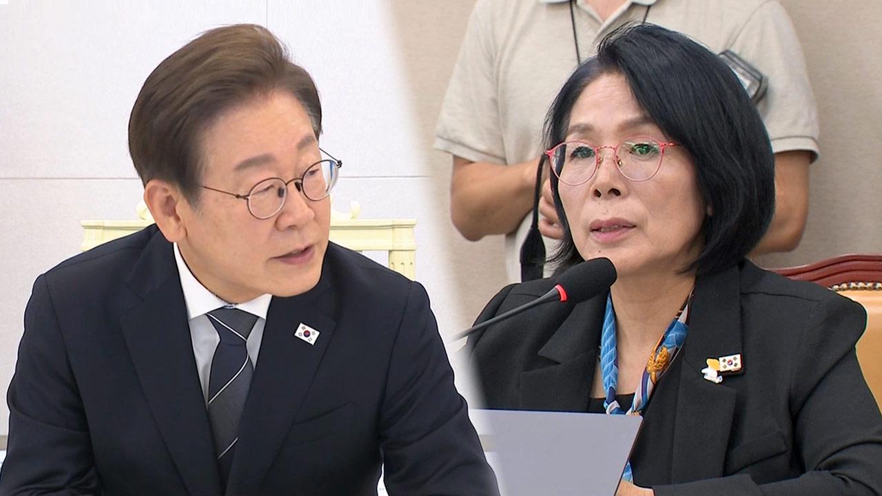 이 대통령, 최민희 만나 "방송3법, 내 뜻과 부합‥알려지길 바라"