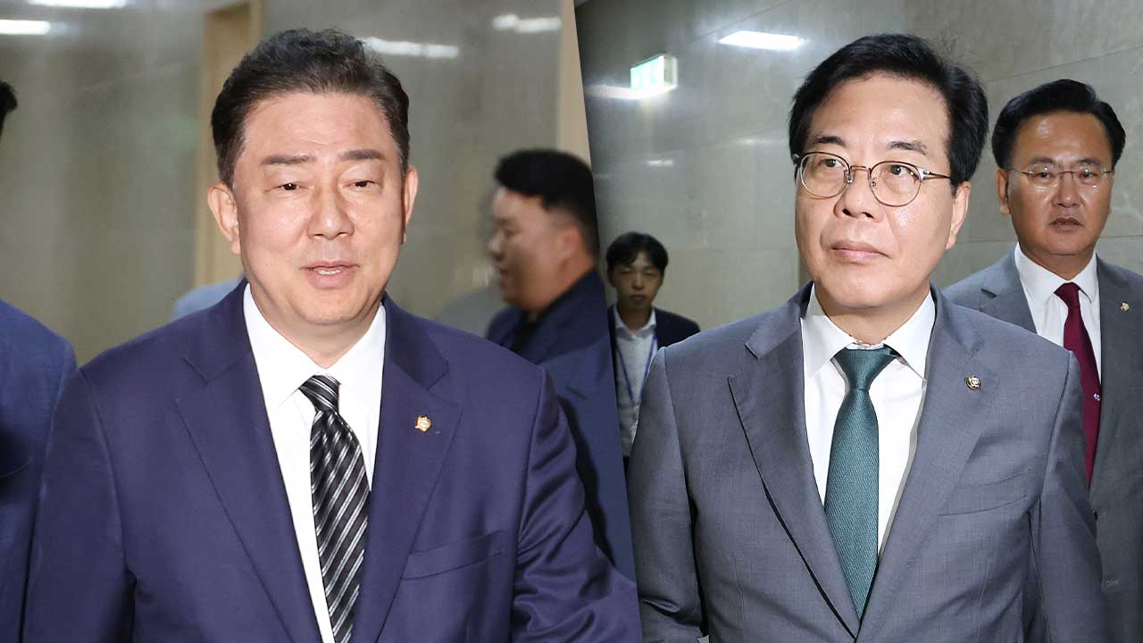 "낙마는 없다" "거취 정해야"‥청문보고서 채택 두고 김병기·송언석 입장 차만 확인