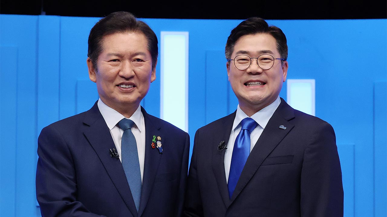 민주당 당대표 첫 경선, 정청래 승리‥"과분한 지지 감사"