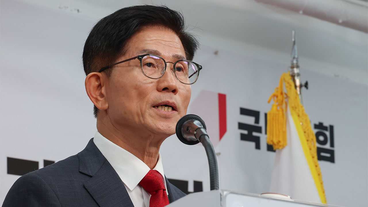 김문수, 국민의힘 대표 출마선언‥"이재명 독재 폭주 막을 것"