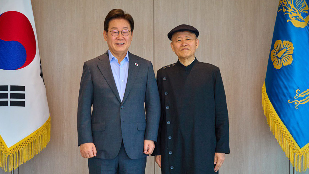 이재명 대통령, 도올 선생 오찬‥"전태일이 대통령 된 듯‥서민의 대통령 탄생"