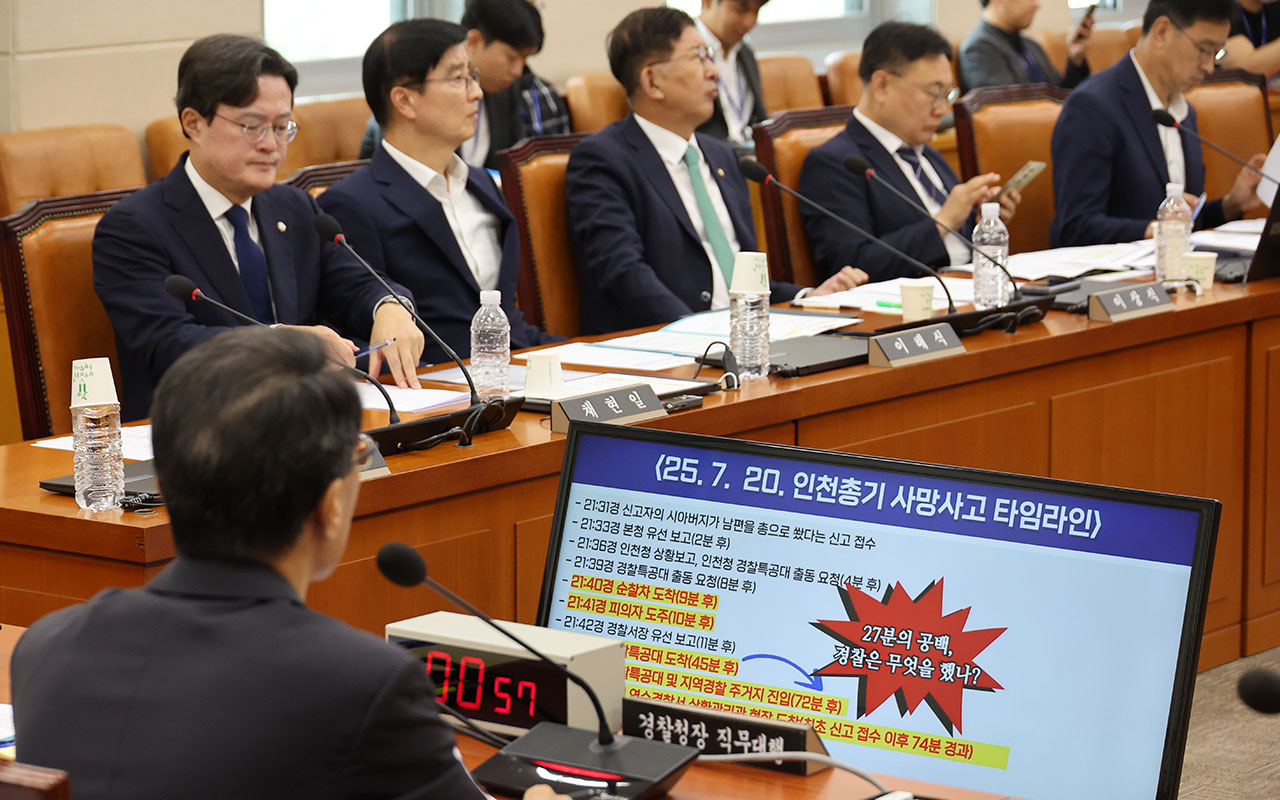 여야, '인천 사제총기 살인사건' 경찰 늑장대응 질타