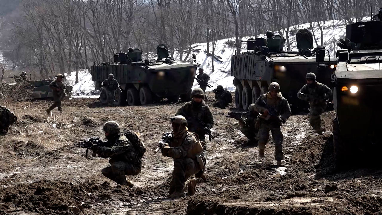 '한반도 유사시 증파' 미 제3해병원정기동군, 국내서 연합훈련