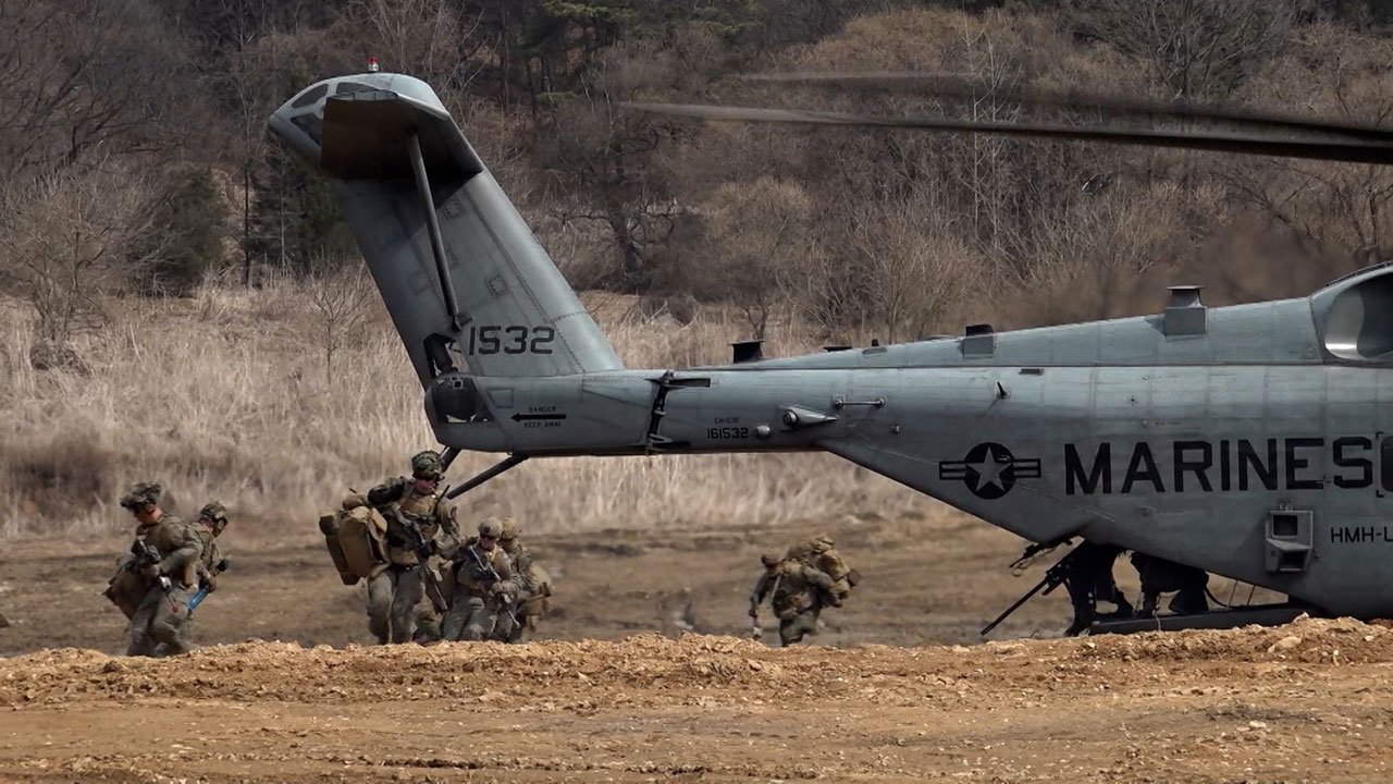 '한반도 유사시 증파' 미 제3해병원정기동군, 국내서 연합훈련