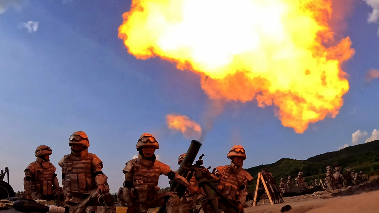 한미훈련 앞두고 북한 포사격훈련‥"맞대응 성격, 규모 작아"