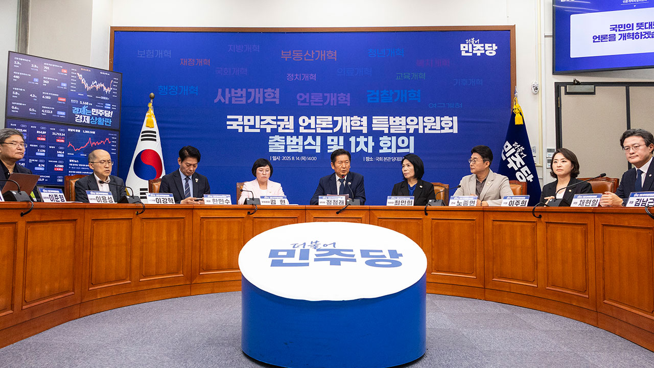 민주당 언론개혁특위 "유튜브도 징벌적 손해배상 적용 논의"