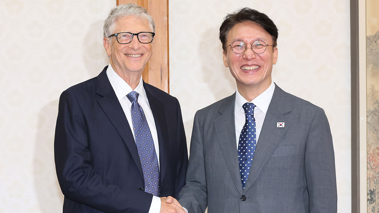 김민석 총리, 빌 게이츠 이사장과 오찬‥"글로벌 보건 기여 확대"
